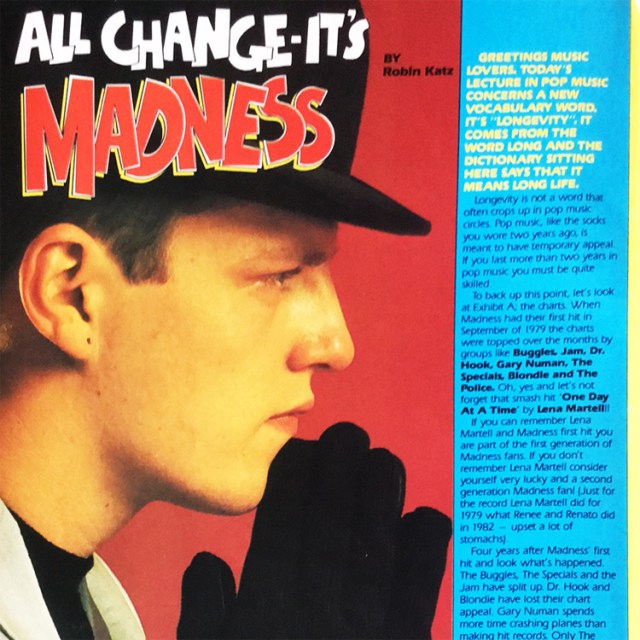 Pop83 All Change - It's Madness